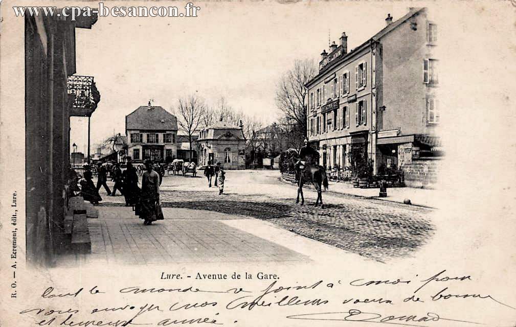 Lure. - Avenue de la Gare.